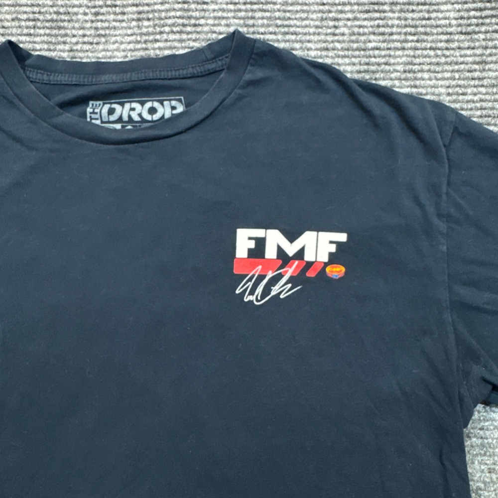 FMF The Drop Bring Back The Smoke T-Shirt XXL Black Motocross Graphic - Picture 2 of 12